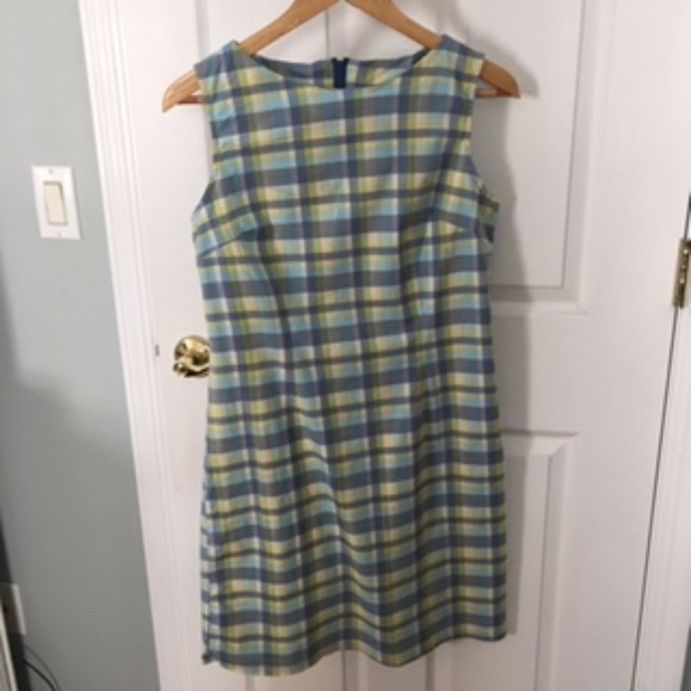 Women's Plaid Summer Sleeveless Dress
